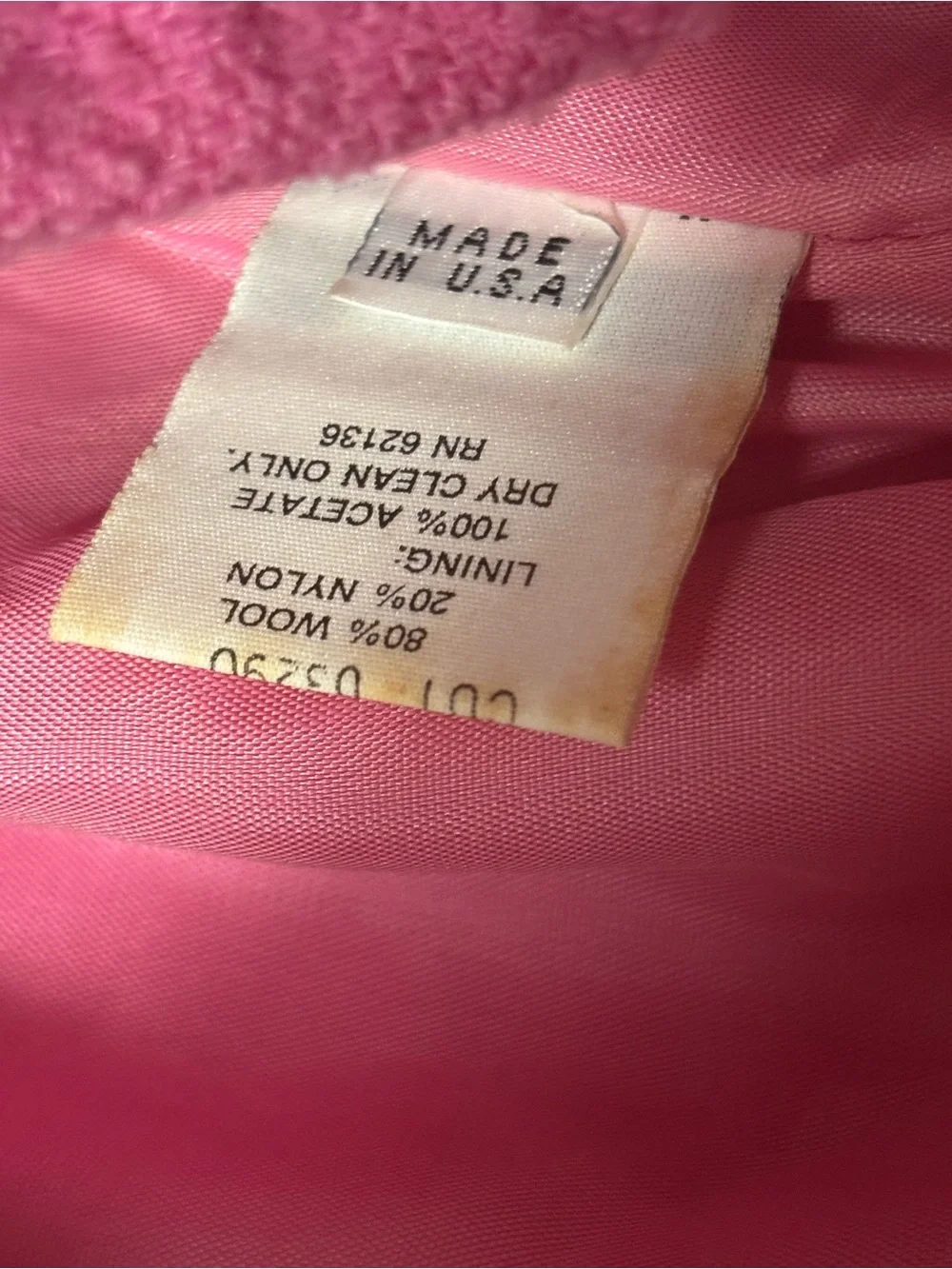 Vintage GUESS Collection Pink Wool Blend Belted Mini Skirt Sz 6 USA Made